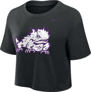 Texas Christian University Horned Frogs Women's Dri-Fit Cropped Short Sleeve T-Shirt
