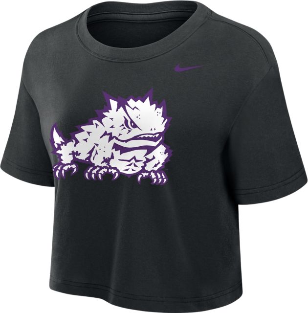 Texas Christian University Horned Frogs Women's Dri-Fit Cropped Short Sleeve T-Shirt