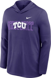 Texas Christian University Lightweight Hooded Long Sleeve T-Shirt