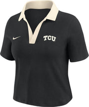 Texas Christian University Women's Cropped Polo