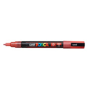 Posca Paint Marker PC-3M Fine Glitter Red