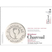 Strathmore Charcoal 500 Series 18 x 24 Spiral Bound White 24 Sheets