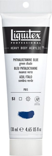 Heavy Body Acrylic 4.65Oz Tube Phthalo Blue/Green Shade