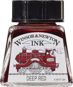 DRAWING INK 1/2 OZ DEEP RED