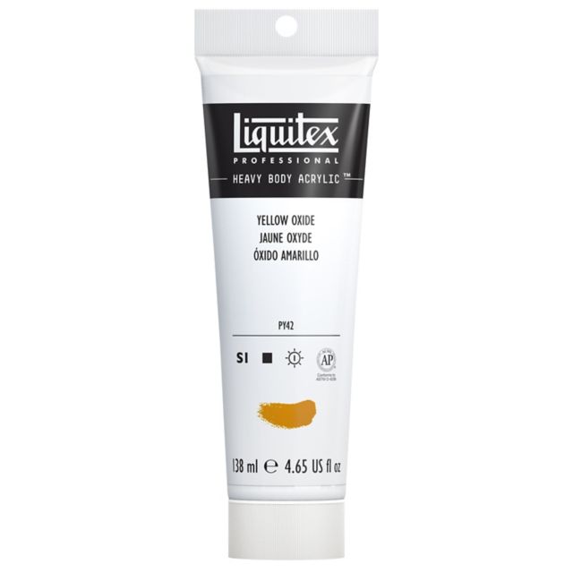 HEAVY BODY ACRYLIC 4.65OZ TUBE YELLLOW OXIDE