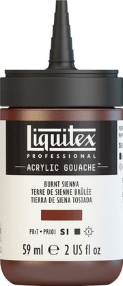 ACRYLIC GOUACHE 59ML BURNT SIENNA