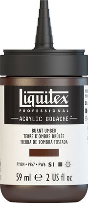 ACRYLIC GOUACHE 59ML BURNT UMBER