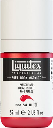 PROFESSIONAL SOFT BODY ACRYLIC 59ML PYRROLE RED