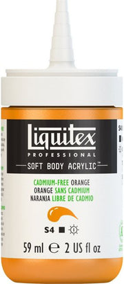PROFESSIONAL SOFT BODY ACRYLIC 59ML CADMIUM FREE ORANGE