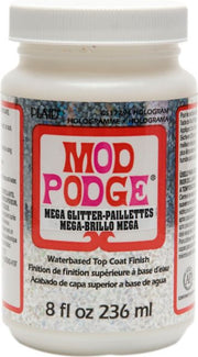 Mod Podge Mega Glitter Hologrm 8oz