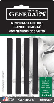 GRPHTE ART STICKS AST 4PK