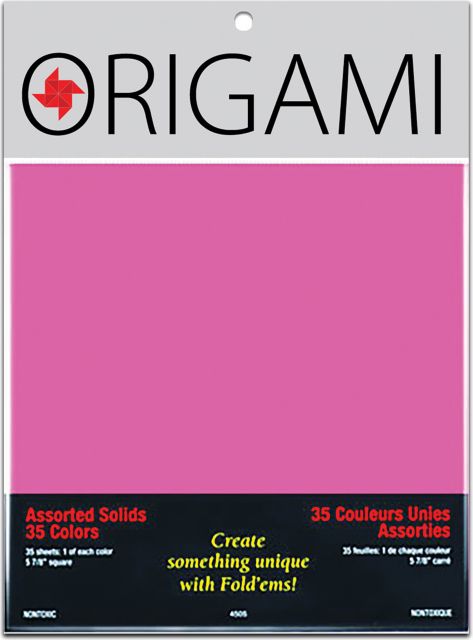 ORIGAMI 35 COLOR ASSORTED  35 SHEETS