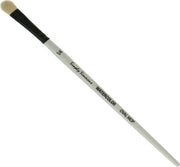 SIMPLY SIMMONS BRUSH WHITE GOAT OVAL 1/4 SHORT HANDLE