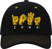 CAP/ADJ IOWA/ASL/BLACK/H-ADJ/.
