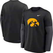 University of Iowa Hawkeyes Midweight Coaches Crewneck Sweatshirt