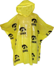 University of Iowa Hawkeyes Rain Poncho