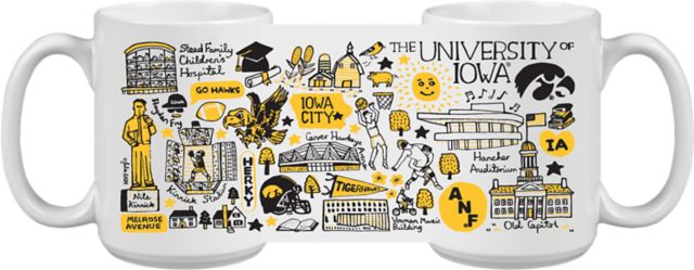 University of Iowa 15 oz. Impact Mug