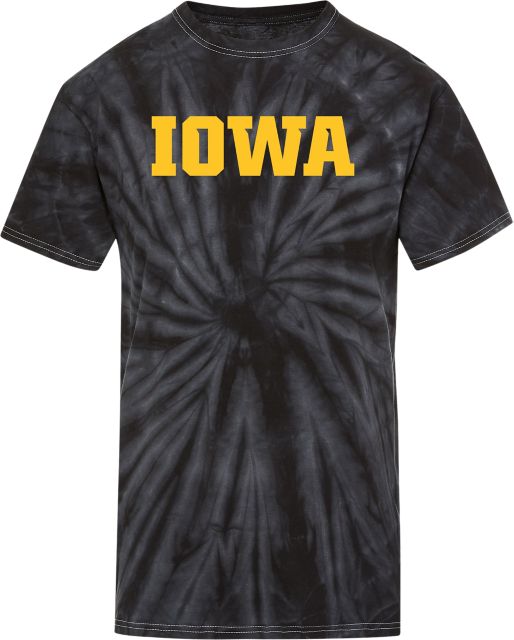 University of Iowa Tie Dye Short Sleeve T-Shirt