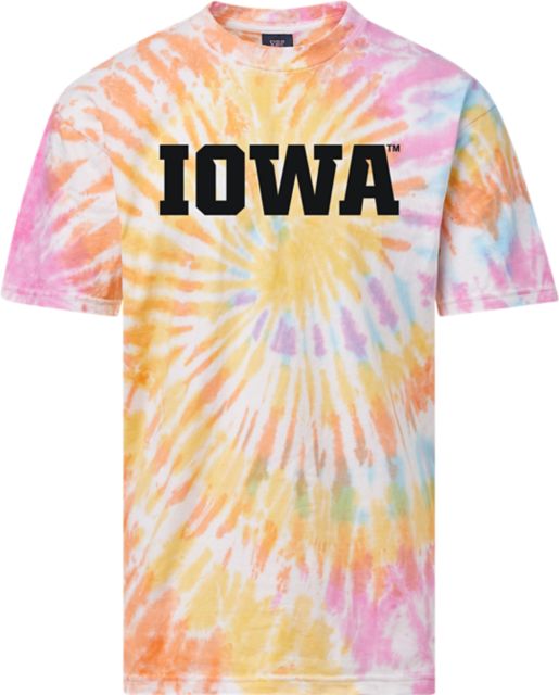 University of Iowa Tie Dye Short Sleeve T-Shirt