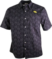 University of Iowa Palm Tree Button Down Top