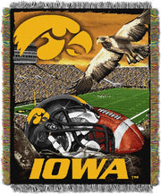 NCAA Home Field Advantage Woven Tapestry Throw Blanket - ONLINE ONLY