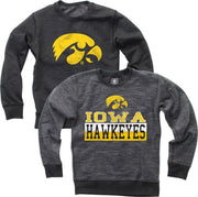 University of Iowa Hawkeyes Boys Reverse Crewneck Sweatshirt