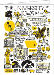 University of Iowa 10 Pack Notecards