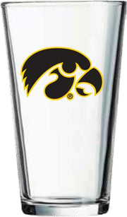University of Iowa Hawkeyes 16 oz. Drink Glass