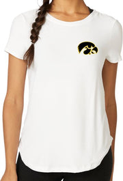 University of Iowa Beyond Yoga Featherweight On The Down Low Tee