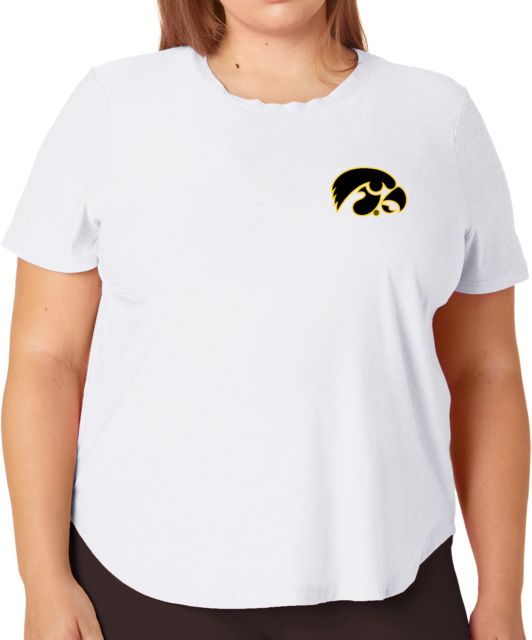 University of Iowa Beyond Yoga Featherweight On The Down Low Tee - Plus Size