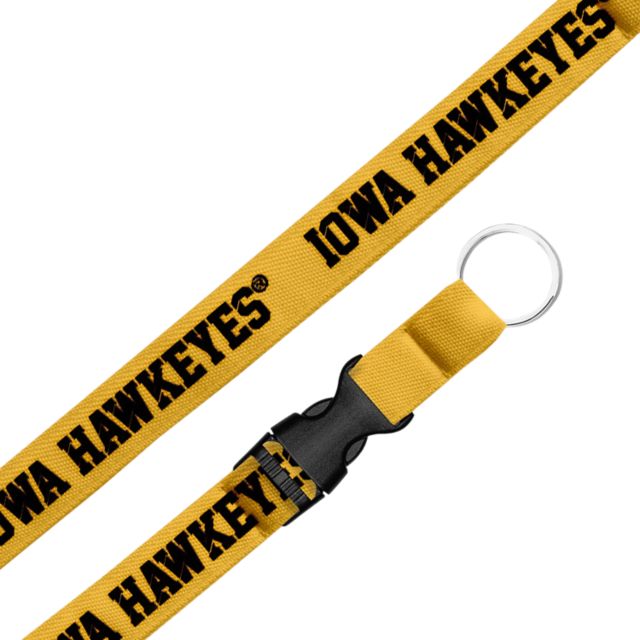University of Iowa 3-4'' Woven Lanyard