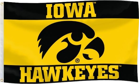 University of Iowa Hawkeyes 3' x 5' Flag