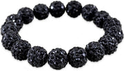 University of Iowa Rhinestone Bead Bracelet