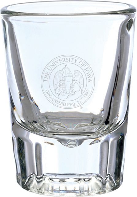 University of Iowa Collector's Seal Glass
