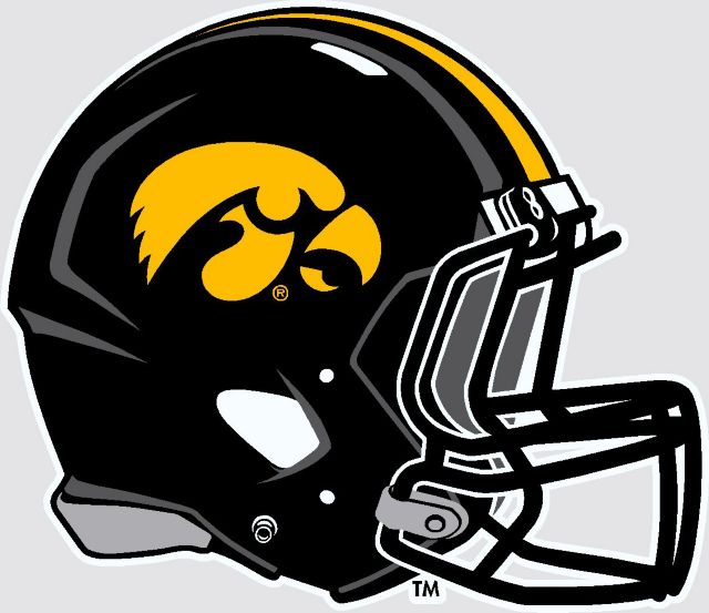 University of Iowa Football Helmet Decal