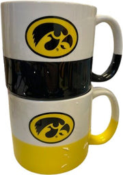 University of Iowa 15 oz. Stackable Mug Set