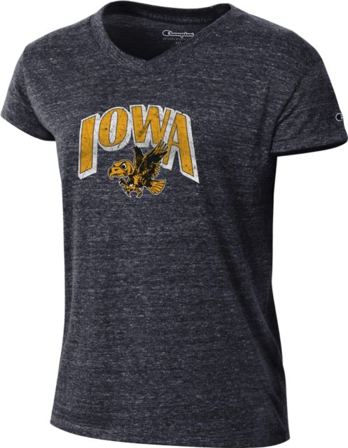University of Iowa Hawkeyes Women's V-Neck Short Sleeve T-Shirt