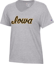 University of Iowa Women's V-Neck Short Sleeve T-Shirt
