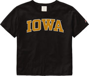 University of Iowa Women's Crop Short Sleeve T-Shirt