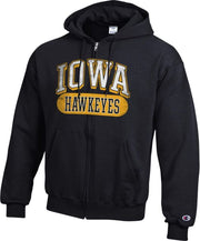 University of Iowa Full Zip Hooded Sweatshirt