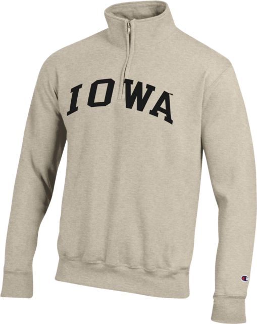 University of Iowa 1/4 Zip Powerblend Jacket