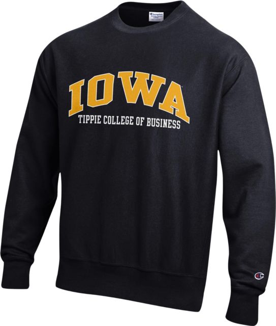 University of Iowa School of Business Reverse Weave Crewneck Sweatshirt