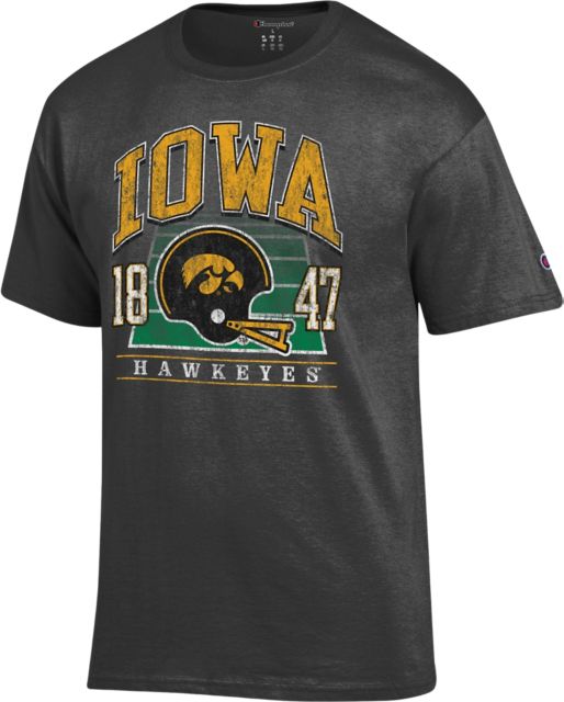 University of Iowa Hawkeyes Helmet Short Sleeve T-Shirt