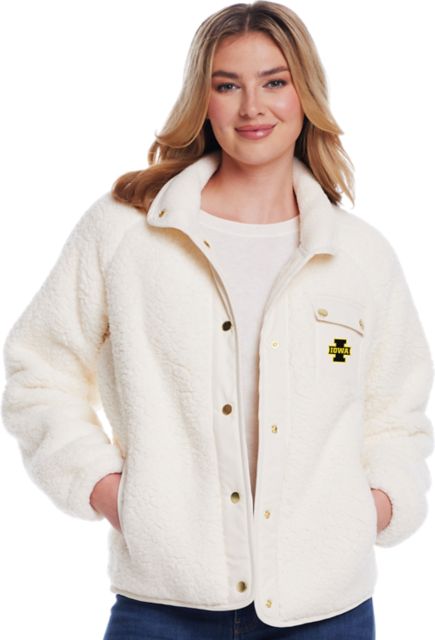 University of Iowa Women's Sherpa Snap Jacket