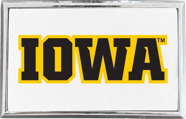 University of Iowa Rectangle Adhesive Emblem