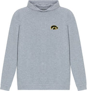 University of Iowa Waffle Hooded Long Sleeve T-Shirt