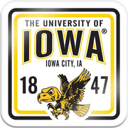University of Iowa Hawkeyes Square Magnet