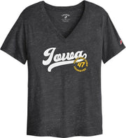 University of Iowa Hawkeyes Women's V-Neck Short Sleeve T-Shirt