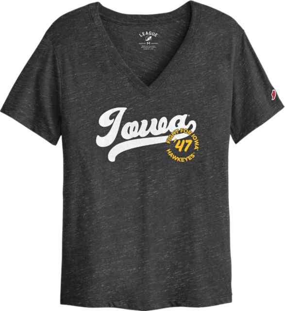 University of Iowa Hawkeyes Women's V-Neck Short Sleeve T-Shirt