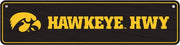 University of Iowa Hawkeyes Metal Street Sign
